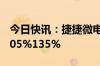 今日快讯：捷捷微电：上半年净利同比预增105%135%