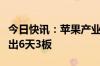 今日快讯：苹果产业链早盘活跃，哈森股份走出6天3板