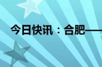 今日快讯：合肥——中东商务港正式运营