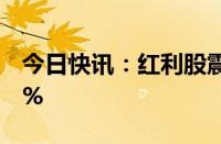 今日快讯：红利股震荡走低，陕西煤业跌超5%