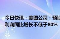 今日快讯：美图公司：预期上半年公司拥有人应占经调整净利润同比增长不低于80%