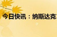 今日快讯：纳斯达克100指数跌幅扩大至3%