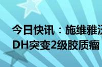 今日快讯：施维雅沃拉西德尼在美获批治疗IDH突变2级胶质瘤