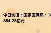 今日快讯：国家医保局：16月基本医疗保险统筹基金收入13884.28亿元