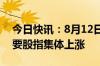 今日快讯：8月12日截至11时30分，亚太主要股指集体上涨