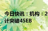 今日快讯：机构：2024年AI SSD采购容量预计突破45EB