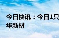 今日快讯：今日1只新股上市：上交所主板巍华新材