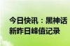 今日快讯：黑神话：悟空Steam在线玩家刷新昨日峰值记录