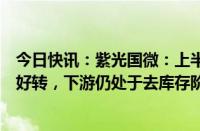 今日快讯：紫光国微：上半年特种行业需求尚未出现根本性好转，下游仍处于去库存阶段