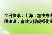 今日快讯：上海：加快推进海上光伏项目的配套电力送出工程建设，有效支撑规模化海上光伏高效接入