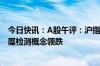 今日快讯：A股午评：沪指跌0.22%，教育股反弹，白酒 房屋检测概念领跌