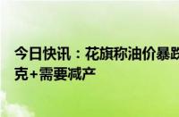 今日快讯：花旗称油价暴跌表明市场不需要额外供应，欧佩克+需要减产