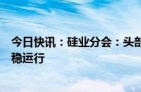 今日快讯：硅业分会：头部企业集中挺价，本周硅片价格持稳运行