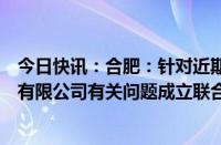 今日快讯：合肥：针对近期网络反映的涉及三只羊网络科技有限公司有关问题成立联合调查组