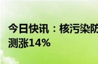 今日快讯：核污染防治概念尾盘异动，实朴检测涨14%