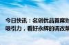 今日快讯：名创优品首席财务官：永辉超市目前的估值具有吸引力，看好永辉的调改前景