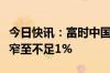 今日快讯：富时中国A50指数期货日内涨幅收窄至不足1%