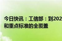 今日快讯：工信部：到2026年，实现光伏产业基础通用标准和重点标准的全覆盖