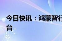 今日快讯：鸿蒙智行：智界R7大定已超6000台