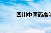 四川中医药高等专科学校分数线