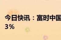 今日快讯：富时中国A50指数期货涨幅扩大至3％