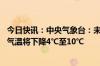 今日快讯：中央气象台：未来两天，西北 华北等地部分地区气温将下降4℃至10℃