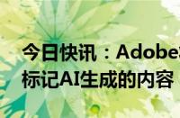 今日快讯：Adobe将提供免费应用程序帮助标记AI生成的内容