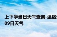 上下学当日天气查询-温宿天气预报阿克苏温宿2024年10月09日天气