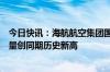 今日快讯：海航航空集团国庆节假期日均承运旅客量及航班量创同期历史新高