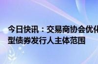 今日快讯：交易商协会优化绿债信息披露相关要求，拓宽转型债券发行人主体范围