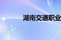 湖南交通职业技术学院分数线