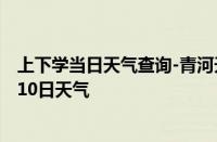 上下学当日天气查询-青河天气预报阿勒泰青河2024年10月10日天气