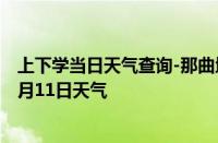 上下学当日天气查询-那曲地天气预报拉萨那曲地2024年10月11日天气