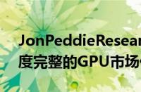 JonPeddieResearch发布了2022年第三季度完整的GPU市场份额报告