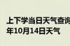 上下学当日天气查询-南充天气预报南充2024年10月14日天气