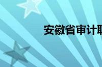 安徽省审计职业学院怎么样