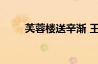 芙蓉楼送辛渐 王昌龄是指什么意思