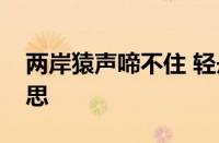 两岸猿声啼不住 轻舟已过万重山是指什么意思