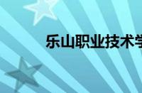 乐山职业技术学院护理系怎么样