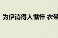 为伊消得人憔悴 衣带渐宽终不悔指什么意思