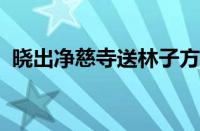 晓出净慈寺送林子方是什么季节指什么意思