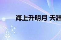 海上升明月 天涯共此时指什么意思