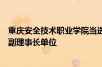 重庆安全技术职业学院当选西部护康养行业产教融合共同体副理事长单位